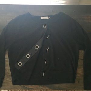 Calvin Klein Clip-Up Cardigan